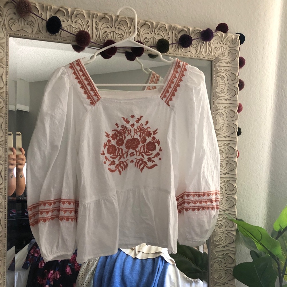 Long sleeve blouse